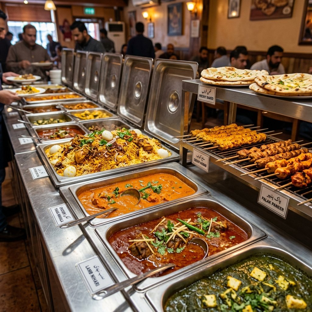 Real Daily Fresh Buffet at 786 Kebab & Curry