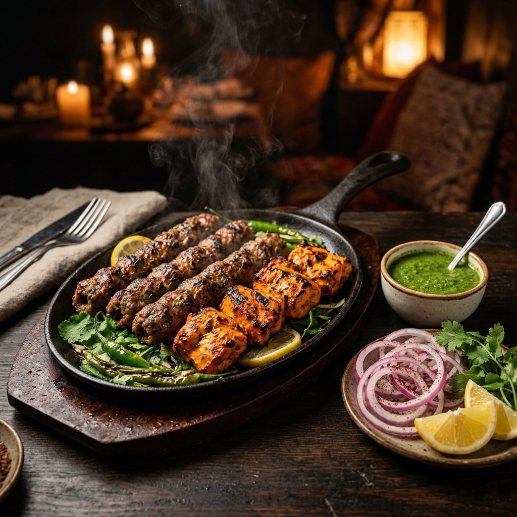 Authentic Charcoal Kebabs by Chef Sajid Akhtar