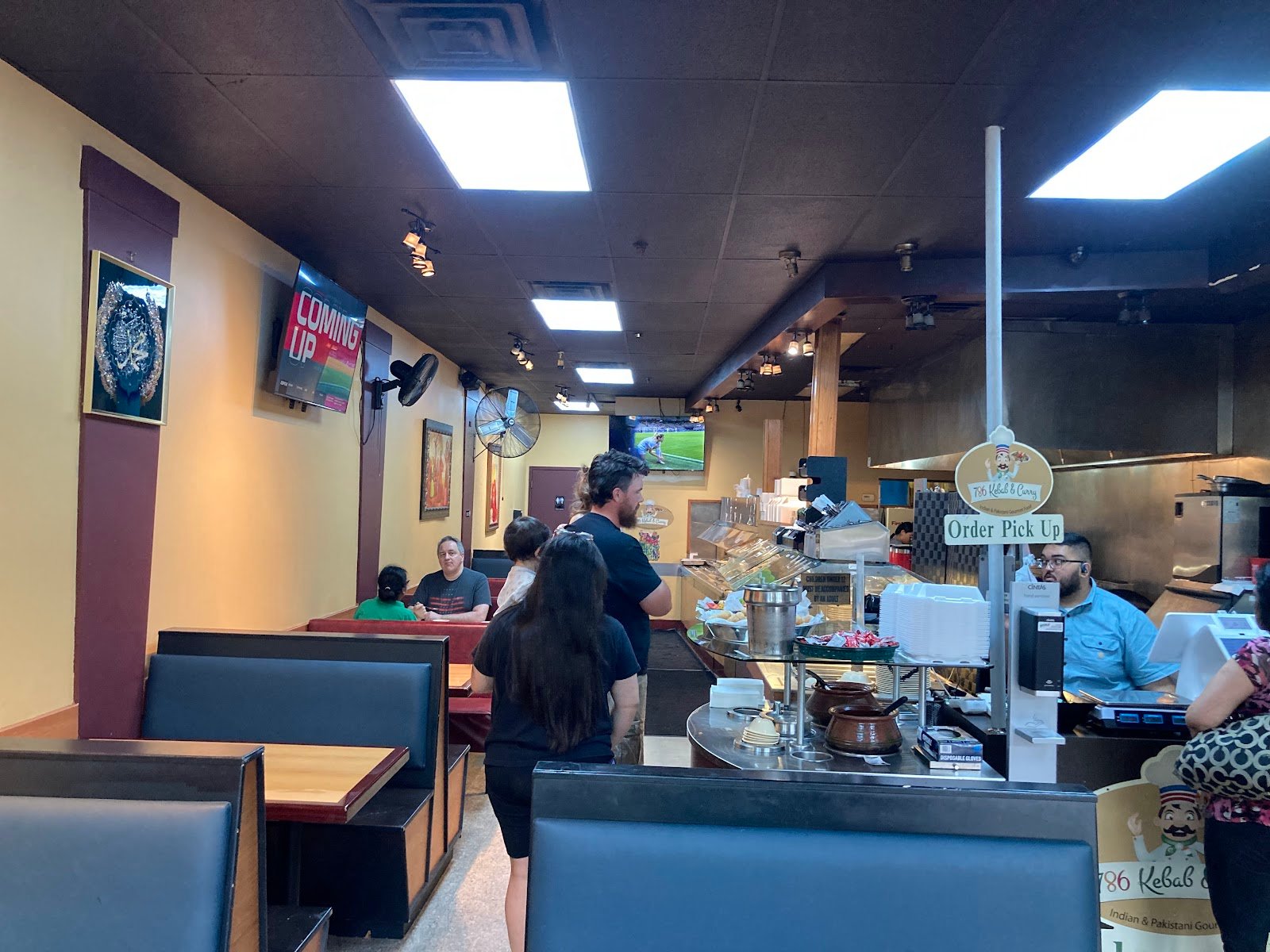 Inside 786 Kebab & Curry in Buford, GA